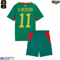 Otroški Nogometni dresi Senegal Nicolas Jackson #11 Gostujoči SP 2026 Kratek Rokav (+ Kratke hlače)